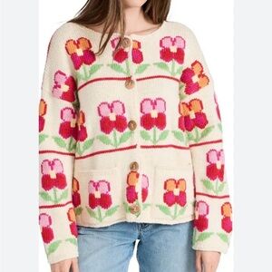 Tach Clothing Elsa Heavy Wool Cardigan Size XS Oversized